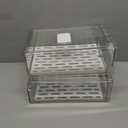 Diskary Fridge Organizer, Stackable Refrigerator Organizer Bins, Reusable Food Storage Containers, Fridge Drawer Organizer in Home Kitchen, Barbecue Shop, Restaurant, BPA-Free (2 Drawers, Large)