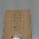 Wall Outlet Extender with Surge Protector, 6 AC Outlets, Shelf, 2 USB & USB C Charging Ports - Home & Dorm Plug Expander