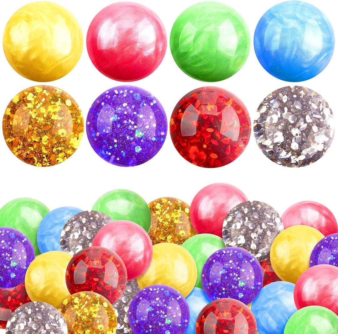 JOYIN 24 Pack Mini Stress Balls, Squishy Balls for Adults, Stress Relief Fidget Toys Bulk, Glitter Squeeze Sensory Toys for Kids, Party Favors, Birthday Gifts Goodie Bags Stuffers
