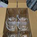 Patelai Set of 43 Water Goblet, 13.5 oz Clear Drinking Glasses Bulk Dishwasher Safe, Stemmed Water Glass for Juice Wine Beer Tea Sangria Cold Beverages, Reusable Glassware for Home Party Restaurant