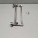 TocTen Double Bath Towel Bar - Thicken SUS304 Stainless Steel Towel Rack for Bathroom, Bathroom Accessories Double Towel Rod Heavy Duty Wall Mounted Towel Holder (Brushed Nickel, 16 in)