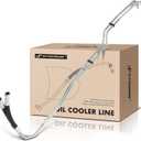 A-Premium Automatic Transmission Oil Cooler Line Hose Assembly | Compatible with Ford F-250 Super Duty 2017-2022 6.2L, F-350 Super Duty 2017-2019 6.2L, 6-speed Transmission