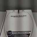 KOHLER 4636-RL-0 Cachet ReadyLatch Elongated Toilet Seat Slow Close, Soft Close Toilet Seat Quiet Lid, Contoured Grip-Tight Bumpers Installation Hardware, Apartment Essentials, White