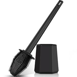 RV Toilet Brush，Toilet Brush, Toilet Brush Holder，Toilet Brush and Holder Set，Toilet Cleaner Brush，Silicone Toilet Brush，Toilet Brush Suitable for Various Usage scenarios.