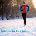 9 x 2 Pairs Black Knit Gloves for Women Men Winter Warm Magic Gloves Cold Weather Mittens for Running Driving Cycling (Black, M)