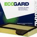ECOGARD XA10421 Premium Engine Air Filter Fits 2015-2023 Ford Mustang