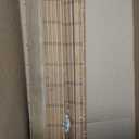 LazBlinds No Drill Cordless Bamboo Roman Shades, 39" W × 64" H, Brown