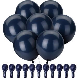 Mr. Pen- Balloons, 12 Inch, 54 Pack, Navy Blue, Party Balloons