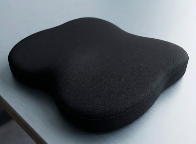 Car Seat Cushion 0.8in Memory Foam Non-Slip (Black) Breathable perforated suede, odor-free memory foam, 0.8in thick, non-slip silicone, washable cover, fits all cars/offices 16" x 16"
