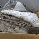 Harbor House King Comforter Set Watercolor Floral Print, 300TC Sateen Cotton Comforters, All Season Oversized Comforter, Shams, Bed Skirt, Dcor Pillows, King, Multi, 6 Piece