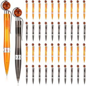 Geyoga 40 Pcs Basketball Pen Sports Ballpoint Pens Basketball Party Favors Sports Souvenirs Black Ink Writing Pen for Office Desk Fun Stationery Supplies