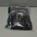 Milumia Women's Casual Ruched Mock Neck T Shirt Short Sleeve Tee Bodysuit Jumpsuit (Medium, Dark Black)