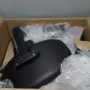 Height Adjustable Rolling Shop Stool with Back Support - Kitchen Stool with Wheels Heavy Duty Stool with Back for Salon,Spa,Massage,Tattoo,Esthetician  Rolling Stool Extra Thick for Extreme Comfort (Black)