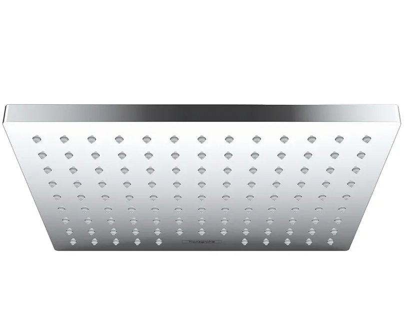 Hansgrohe Vernis 9-inch Showerhead 1-Spray in Chrome, 26281001,Hansgrohe 30381318 9" Shower Arm,Hansgrohe 15724 Ecostat Squ Single Function Pressure Balanced - Chrome.
