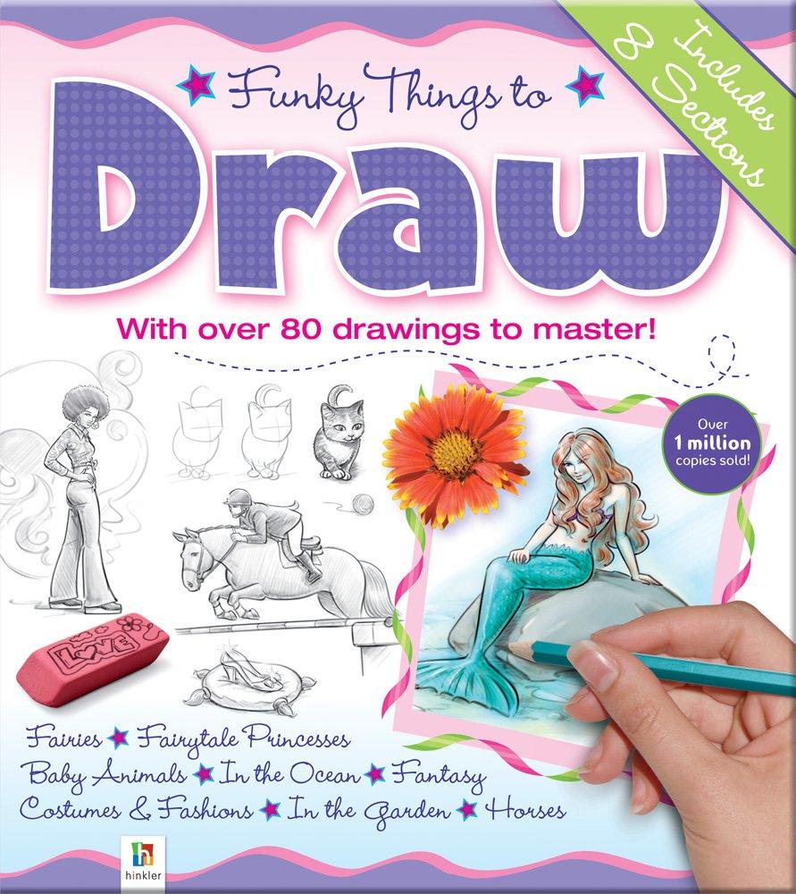 Funky Things to Draw: 8 Books in One