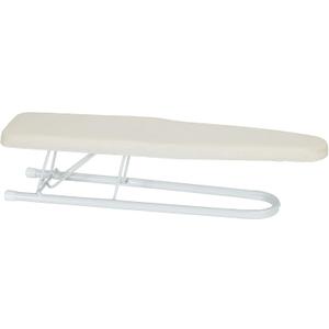 Household Essentials Basic Sleeve Mini Ironing Board | Natural Cover and White Finish | 4.5" x 20" Ironing Surface, Color: Natural/White