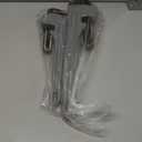 MAXPOWER Pipe Wrench Set 10" 14" 18", Aluminum Plumber Wrenches, Straight Plumbing Wrench