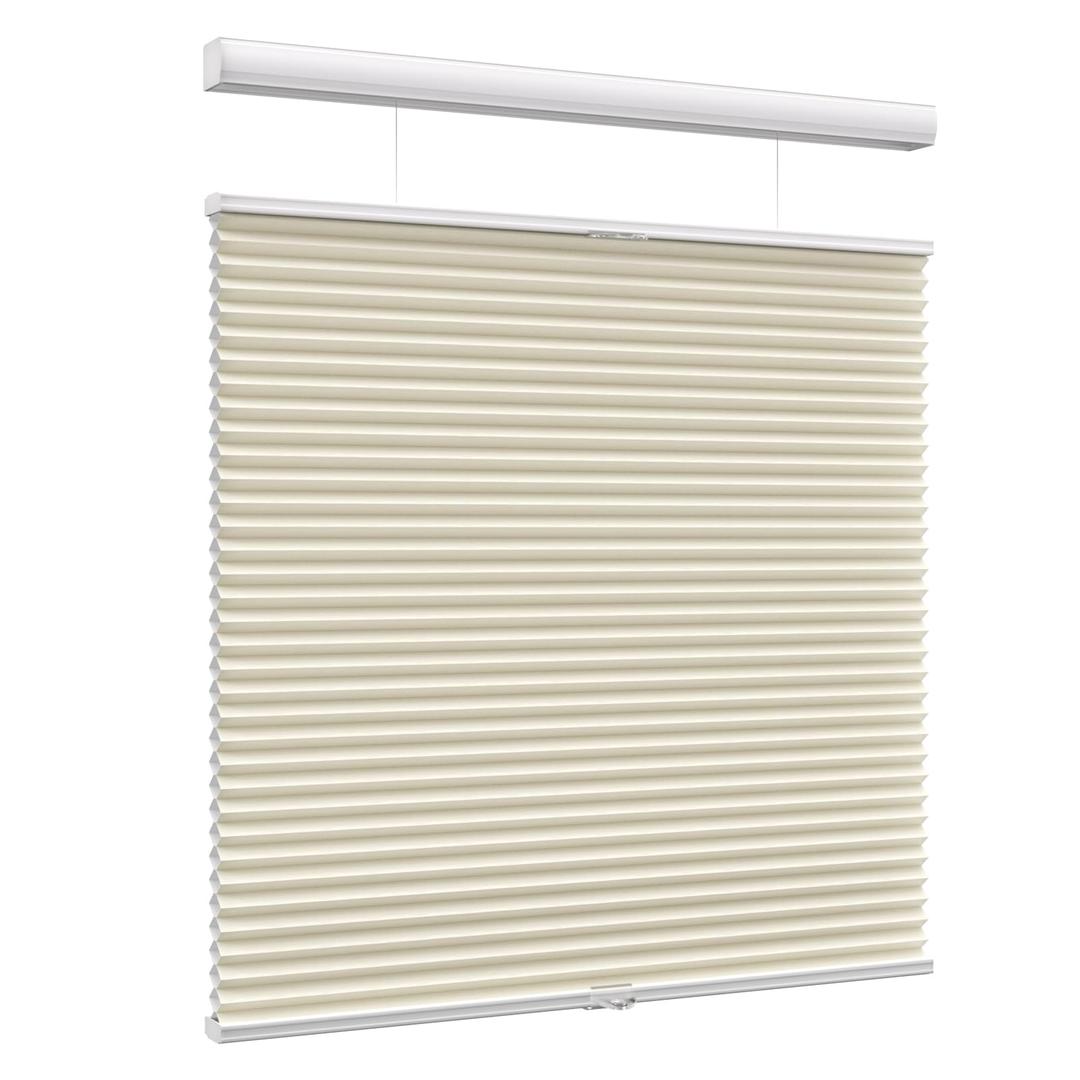 MYshade Top Down Bottom Up Shades Light Filtering Shade Cordless Blinds for Indoor Windows Honeycomb Cellular Sheer Window Blinds & Shades Easy to Install 44" W X 72" H (Beige)
