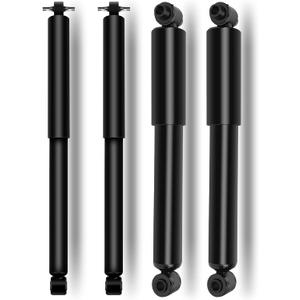 Shocks,AUTOMUTO Front Rear Shocks Absorbers Kit for Chevy Fits 1988 1989 1990 1991 1992 1993 1994 1995 1996 1997 1998 99 2000 for Chevy K2500/for Chevy K3500/for GMC K2500/for GMC K3500 344266 344263