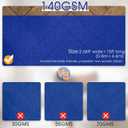 Royal Blue Carpet Runner for Party,140GSM 2.62FTx15FT Carpet Party Decorations, Royal Blue Runway Rug for Prom Felt Non-Woven Fabric,Runner for Wedding Ceremony