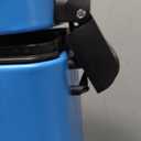 Cesun Small Bathroom Trash Can with Lid Soft Close, Step Pedal, 6 Liter / 1.6 Gallon Stainless Steel Garbage Can with Removable Inner Bucket, Anti-Fingerprint Finish (Blue)