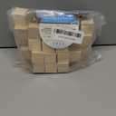 DIY Wood Cubes 1-inch, Pack of 50 Small Wooden Baby Blocks for Baby Shower, Wooden Blocks for Crafts, STEM, Building, and Blank Wood Dice, by Woodpeckers