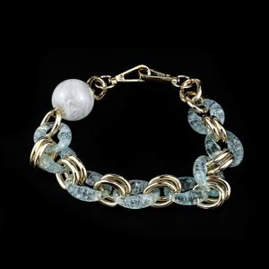 Crapyt Resin Purse Handle Bag Chain Acrylic can Improve the Handbag Level Replacement Strap Acrylic Handbag Chain 16.93"