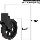 Shopping Cart Front Wheels 507-9