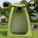 Lixada Outdoor 6FT Quick Set Up Privacy Tent, Toilet, Camp Shower, Portable Changing Room for Camping Shower Biking Toilet Beach, 120 cm x 120 cm x 180 cm