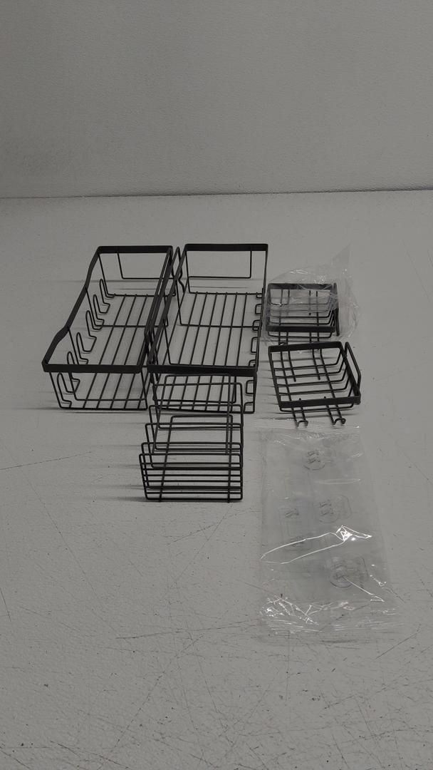 5 Pack Shower Caddy Shelf Bath Storage Holder Organizer Rack Bathroom Basket NEW Gray