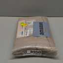 ANRODUO Taupe Linen Curtains 102 Inches Long 2 Panels Light Filtering Sheer Back Tab Rod Pocket Drapes Cotton Linen Textured Window Curtain 102 Inch Length for Bedroom Patio Sliding Glass Door