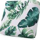 Smiry Printed Couch Cushion Covers, Stretch Soft Couch Covers for Sofa, Washable Non-Slip Sofa Slipcover Furniture Protector for Indoor and Outdoor (Backrest L, Green)