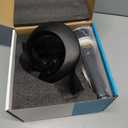 Elegant Bathroom Sink Faucet Single Hole, AUU Waterfall Matte Black Vanity Sink Faucet Solid Brass, Single Handle Basin Tap with Pop Up Drain Deck Plate Supply Line (Black, Short)