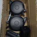 70360 Locking Caster with Insert for Weber Spirit E-310 S-310 Genesis E-320 S-320 Summit E-450 for Weber Grill Replacement Wheels, 4 Pack Wheels for Weber Genesis Grill Parts (2007-2011)