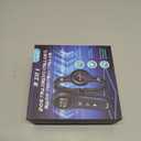 2-in-1 Dog Shock Collar & Dog Bark Collar - Smart Anti Barking Dog Training Collar with 5 Adjustable Sensitivity & 3300FT Remote for All Breeds IP67 Waterproof Rechargeable E-Collar (Orange)