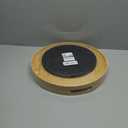 Lazy Susan Organizer 14 inch, Bamboo Lazy Susan for Table, Kitchen Turntable Organizer with Double Handles, Round Wood Rotating Turntable Spice Organizer for Countertop Cabinet or Pantry