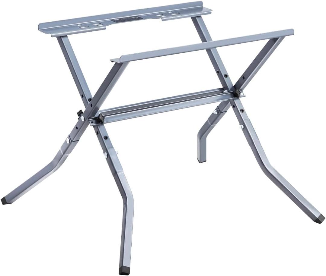VEVOR Table Saw Folding Stand, 350 lbs / 158.76 kg Load Capacity, Portable Compact Table Saw Stand, Heavy Duty Construction, Easy Storage, Foldable Design, Universal for Most Brands of Table Saws