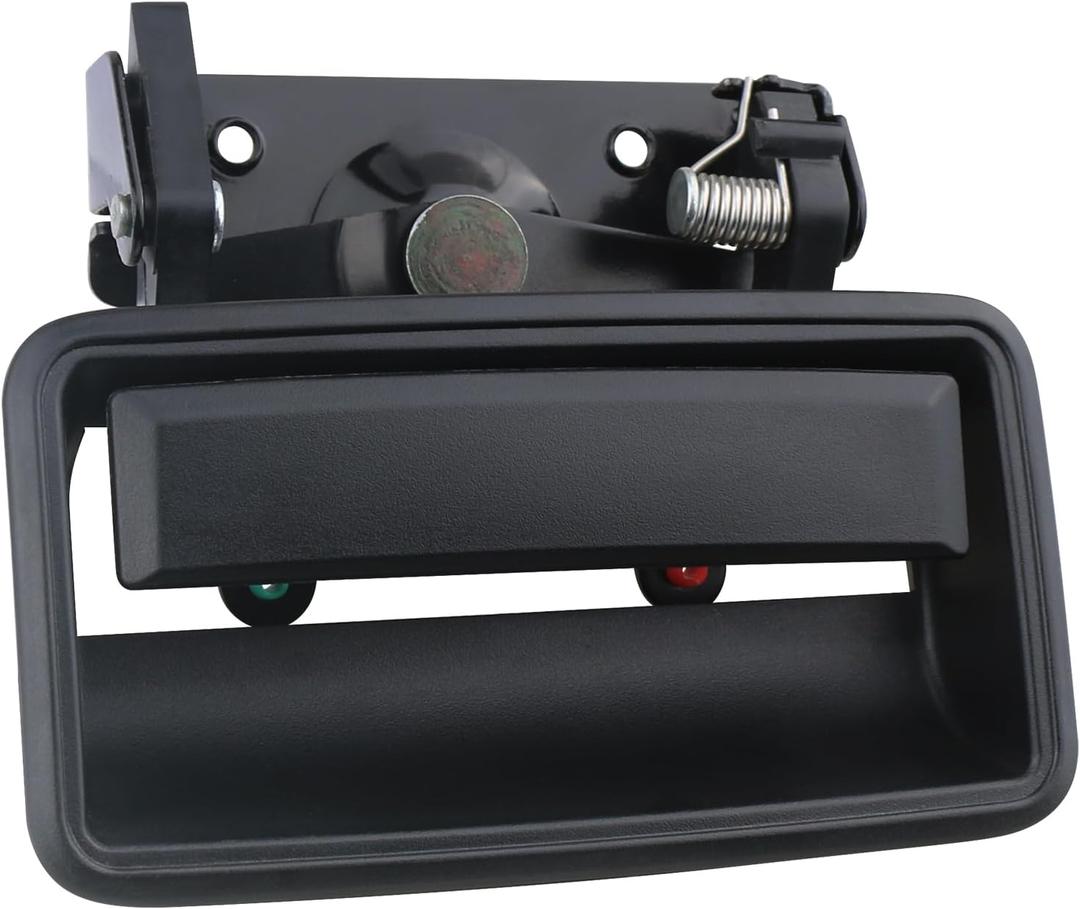 APPERFiT Metal Tailgate Handle Latch w/Bezel Black Compatible with Chevrolet Chevy GMC Truck C1500 C2500 C3500 K1500 K2500 K3500 1988-2000 Replaces 15991785 15991786 GM1915101 GM1916101