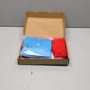 Mepase 3 Pcs Adult Costume 80s 90s TV Show Character Cosplay Blue Outfit Shirt Pants and Hat Mens Costume (Medium, Red)