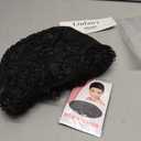 Linfairy Short 80's Costumes Men's Disco Dirt Bag Wig & Moustache Halloween Cosplay Costume Curly Black Wig
