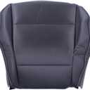 NewYall Black Perforated Leather Front Driver Seat Bottom Cushion Cover for Subaru Outback Legacy 2015-2019