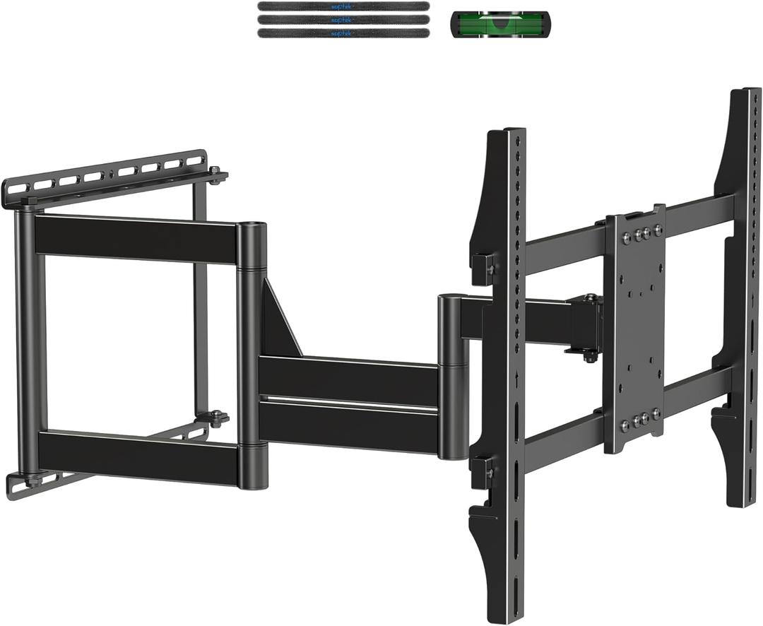 Long Arm TV Wall Mount for Most 32-84 Inch TVs, 30 Extension Full Motion TV Bracket with Swivel Articulating Extension Tilt Arm, Max Support 132lbs, VESA 600x400mm, Max 16" Wood Stud, MA1079M