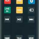 Replacement Remote Control Commander Compatible with Blackweb Soundbar BWA18SB001 37"- 2.1 Channel Sound Bar