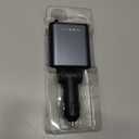 LISEN Retractable Car Charger, Gifts for Him Her, Car Adapter USB C Fast Charger, gifts for Mothers Day Travel Essentials kits Car Accessories for Men Women Gifts for iPhone 17 16 15 14 13 Samsung S26 (Grey)