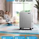 Air Purifiers for Home Large Room Up to 2250 ft - Remove 99% of Smoke Allergies Pet Dander Odor - Dual 3-Stage Filter of Washable Filter and with AQI