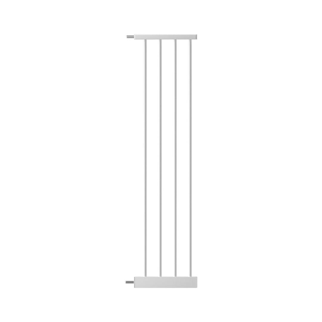 1.37" Ultra Narrow Spacing Extra Wide Dog Pet Gate Pressure Mounted Walk Through Double Lock Swing Auto Close Safety White Metal Toddler Baby Puppy Pet for Indoor, Doorway, Kitchen 7.87"