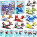 JOYIN 28 Pack Valentines Day Gifts Cards, Valentine's Greeting Cards for Kids with Foam Airplanes Classroom Exchange Party Favor Toy