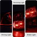 LED Tail lights Compatible with Honda Odyssey 2018-2023 Taillights | Rear Left Driver Side,HO2804115,33550-THR-A01,Outer,w/bulb