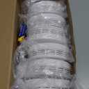 6-Pack Interconnected Smoke and Carbon Monoxide Detector, Battery Operated, Silence/Test Button, Smoke & CO Alarm for Any Room