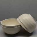 wheat straw dessert bowls 10oz set of 8 - Unbreakable snack Bowls for kids - Mini Bowls for Ice Cream,Snack and Fruits - Microwave & Dishwasher Safe Appetizer Bowl Sets - Beige